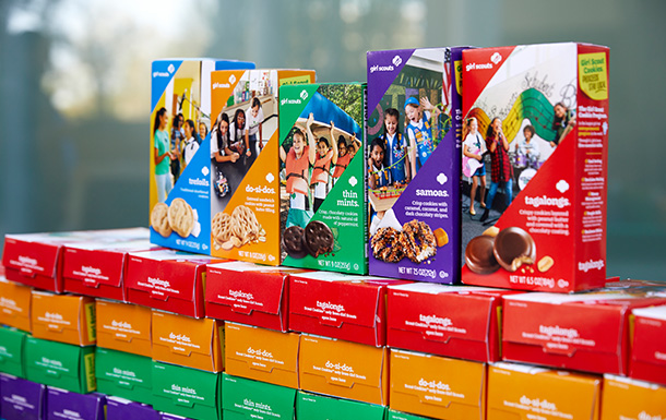boxes of cookies boxes of cookies